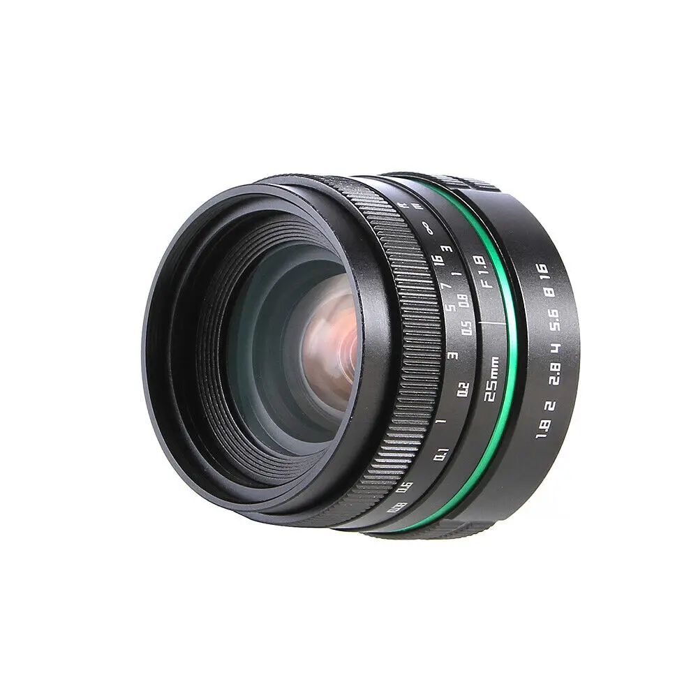 25 мм F1.8-F16 MF широкоугольный кинообъектив для Canon EOS EF 80D 7D 60D 600D 750D