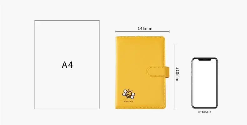 A5 honeybee тетрадь Пароль Книга с замком креативные школьные офисные принадлежности канцелярские товары Личный Дневник Журнал Чехол для планировщика