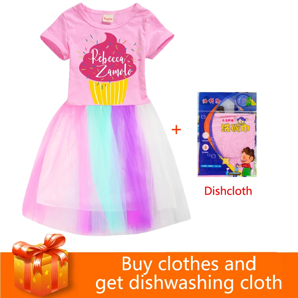 Rebecca Zamolo Graphic dress Kids Clothes Girls Skirts for T Shirt Children Tops and skirt | Тематическая одежда и