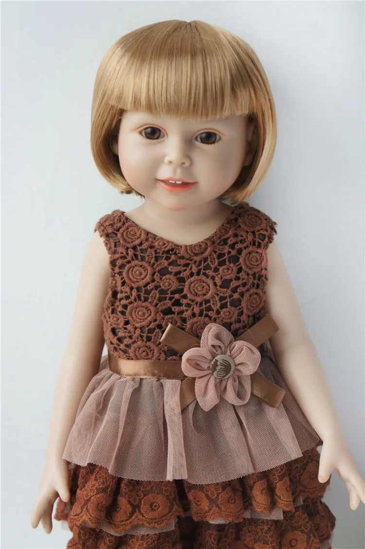 JD256 большой модный BJD синтетический мохеровый парик для размера 10-11 дюймов и 11-12 дюймов кукла Мода БОБО BB парики куклы аксессуары - Цвет: 11-12inch SM27