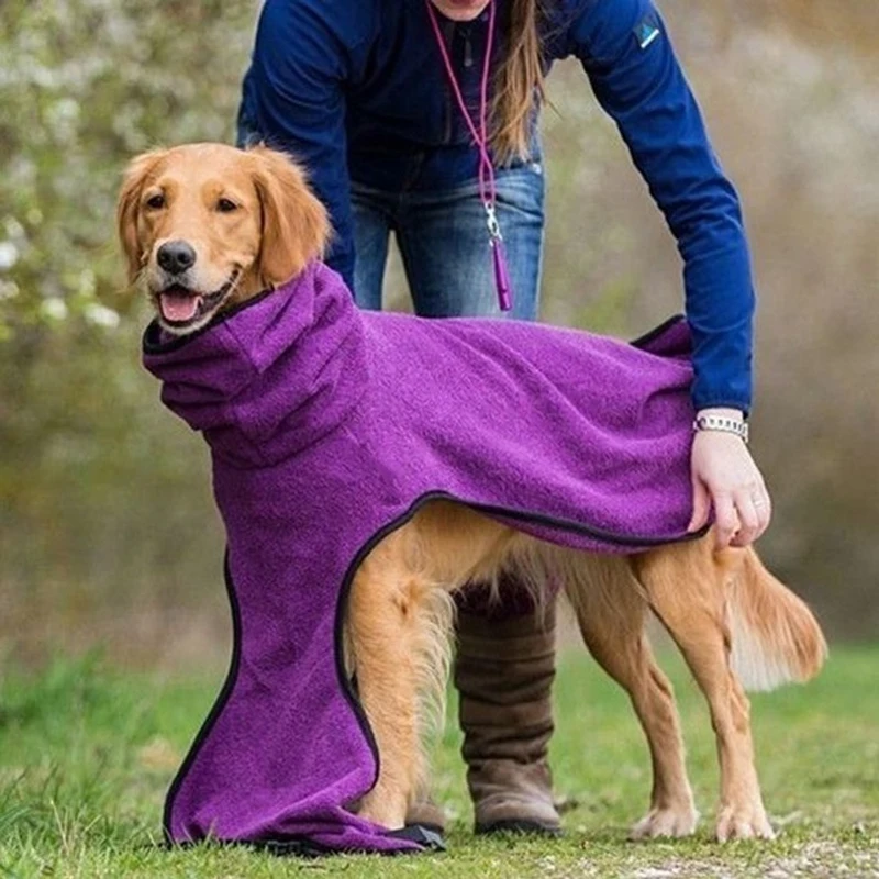 

Warm Pet Clothes Fleece Velvet Cold-proof Jacket Vest Autumn Winter Universal Coat for Large Medium Small Dog Puppy Clothes