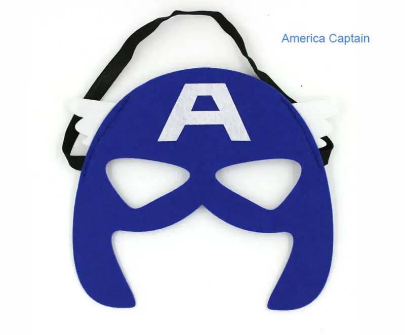 New Cute Super Hero Eye Mask Kids Baby Boy Girl Cool Decorate Heros Halloween Fancy Party Props Costume Masquerade Eye Mask