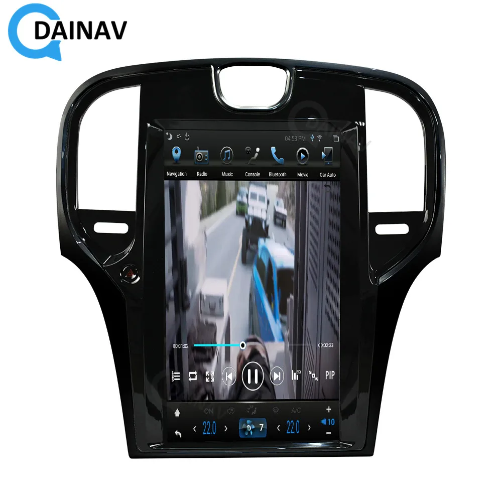 

Car Radio For Chrysler 300C 2013-2019 Tesla Style Car Multimedia DVD Player 13.3 Inch Vertical Screen Android GPS Navigation