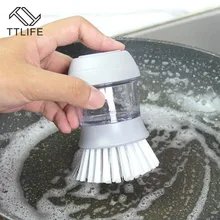 TTLIFE, новинка, бытовая кухонная посуда для мытья посуды, горшок, щетка для мытья жидкого мыла, диспенсер для посуды, щетка для мытья посуды