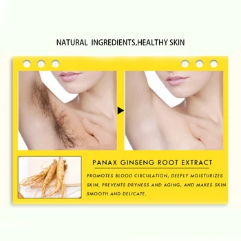 

Clean Care Long Lasting Depilatory Loss Smooth Skin Ginseng Useful Hand Men Women Effective Hair Removal Cream Body Arms