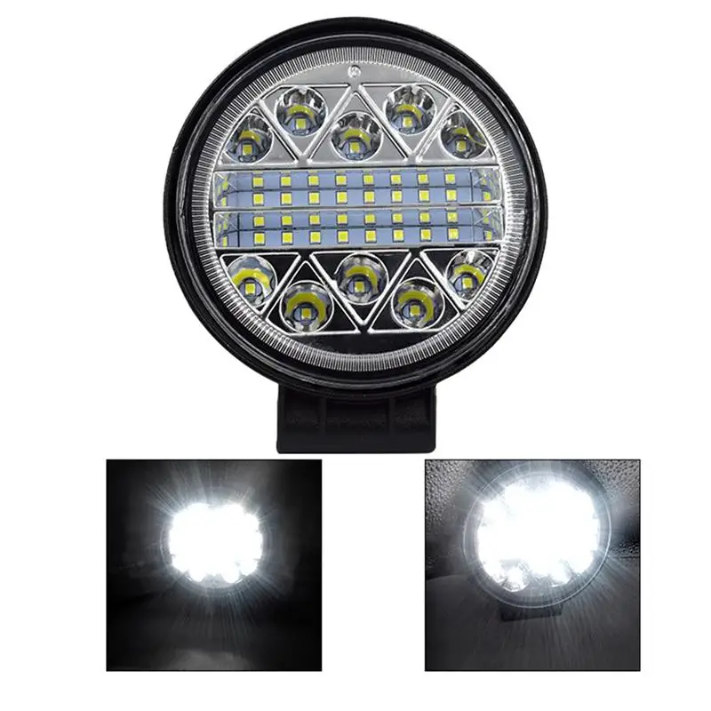 1 Pc 102W LED Light Round Work Lamps Waterproof Car Dome Light for Off-Road Motorcycle