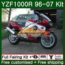 Kit For YAMAHA YZF1000R Thunderace 1996 2007 61CL.0 YZF-1000R YZF 1000R 96 97 98 99 00 01 02 03 04 05 06 07 Fairing Silvery red