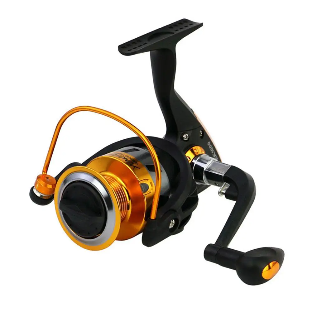 5.5:1 12BB Spinning Reels Carp Fishing Reel Gear Ratio Big Spinning Fishing Reels Carp Casting Reel 1000-7000 Series Metal Reel