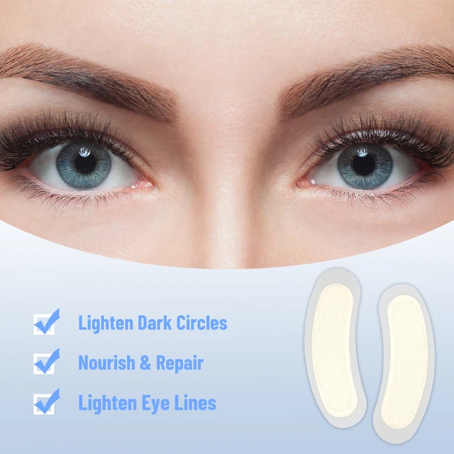 Eye Patch Hyaluronic Acids Microneedle Eye Pads Whitening Moisturizing Wrinkles Fine Lines Dark Circles Removal Eye