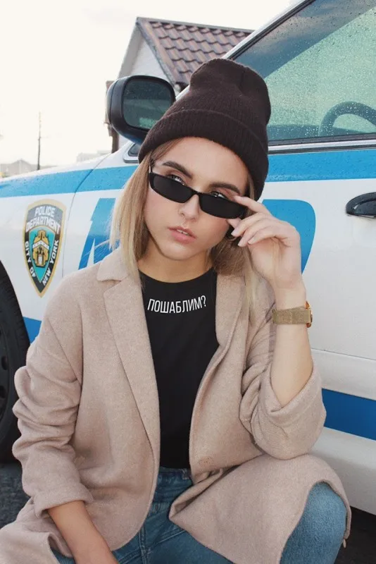 SW-615 black tshirt Русские надписи I'm sorry Женская толстовка женская мода Tumlbr Hhoodies хлопковые топы - Цвет: SW-615 black tshirt