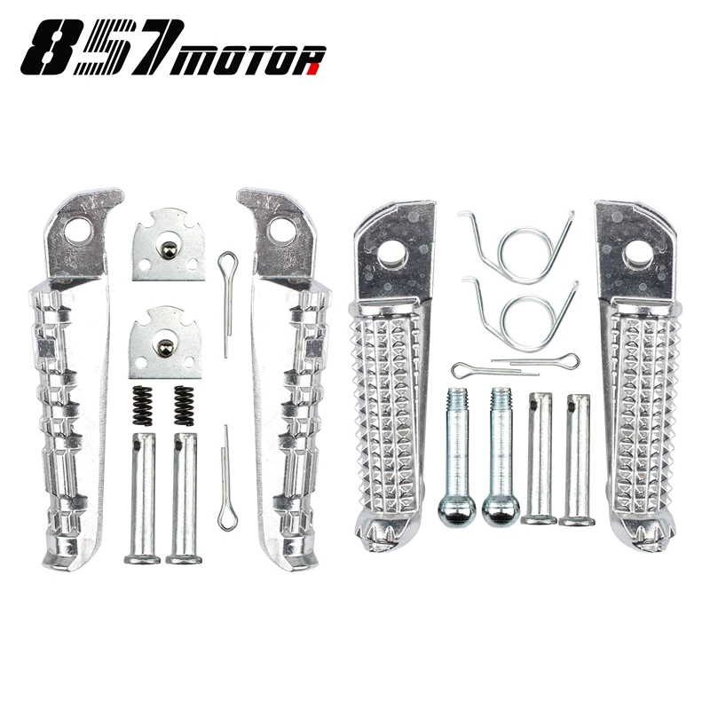 Motorcycle Front / Rear Footrests Foot pegs Foot Pedal Spring For YAMAHA FZ-09 MT09 MT07 MT03 MT10 R3 motorcycle accessories motorcycle foot pedals motorcycle footrests