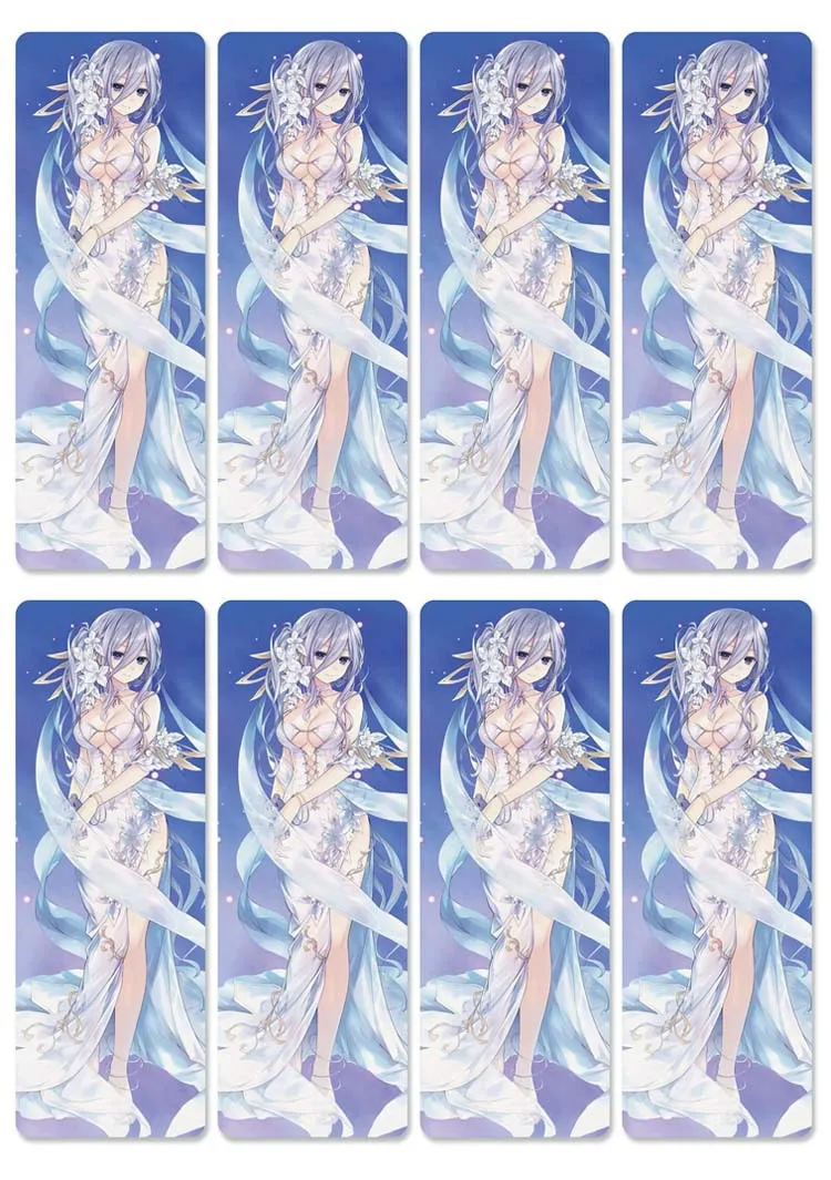 10 sets/lot Anime DATE A LIVE bookmarks for books Itsuka Shido Yatogami Tohka PVC Book mark Office School Accessories Gift