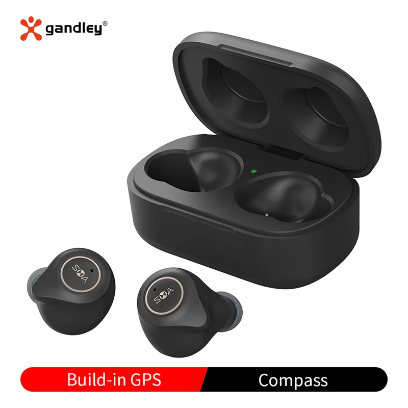 

Gandley X2 Wireless Bluetooth Earphone Siri Hifi Waterproof Anti-interference Headsets Touch Control Earbuds for iOS Android