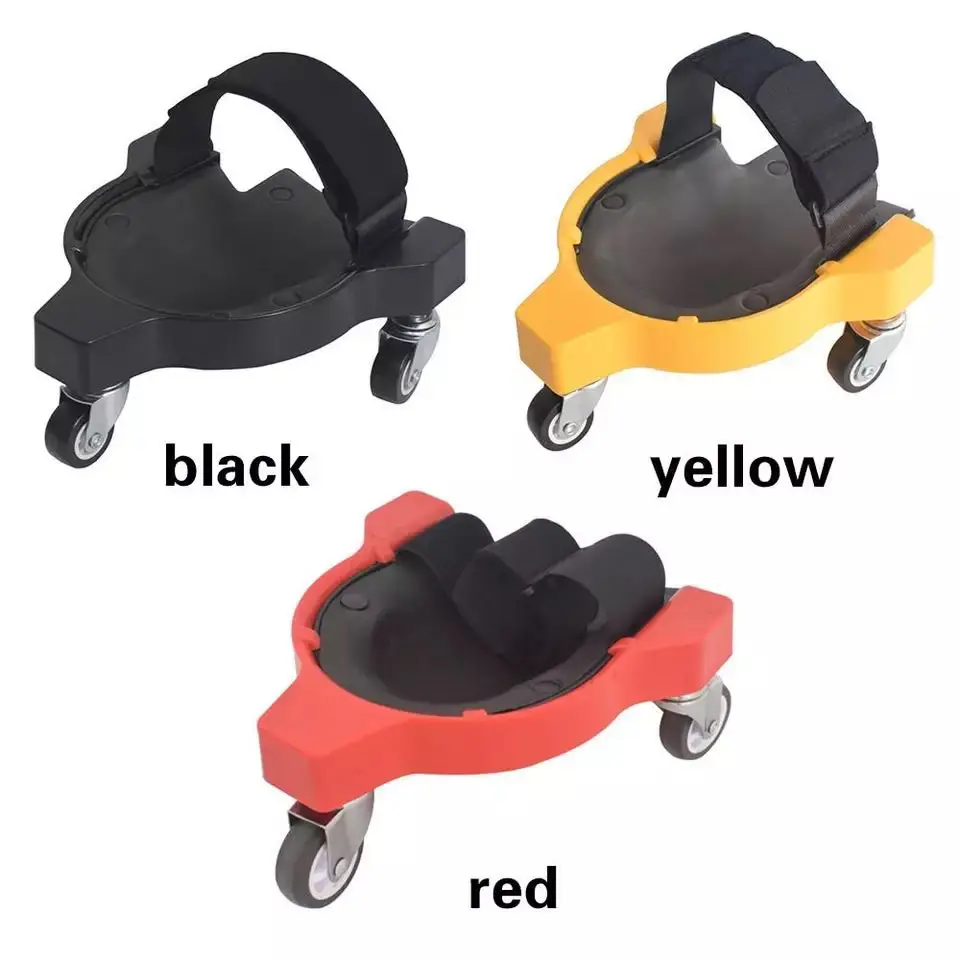 

New Arrival Rolling Knee Protection Pad with Wheel Built in Foam Padded Laying Platform Universal Wheel Kneeling Pad