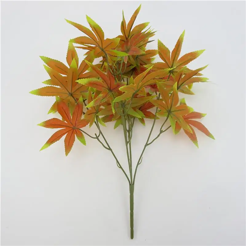 

Artificial Maple Leaves For Home Wedding Party Decoration Scrap booking Craft Fall Vivid Fake Leaf for Thanksgiving