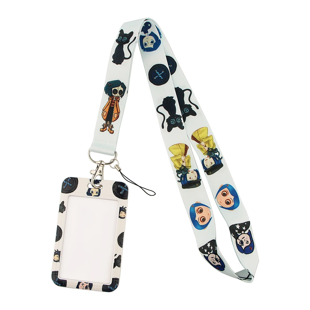 K1189 Coraline ремешки для брелка ID карты пропуска мобильного телефона USB держатель
