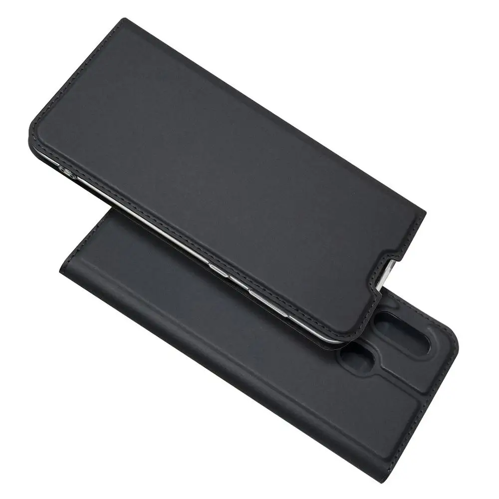 Grey Кожаный мягкий чехол для samsung Galaxy A30/A60/M30/A80/Note 10/A70/A50/M10/A6 Plus /S7/J7 Plus J7310 откидной Чехол-бумажник из ТПУ - Цвет: Grey