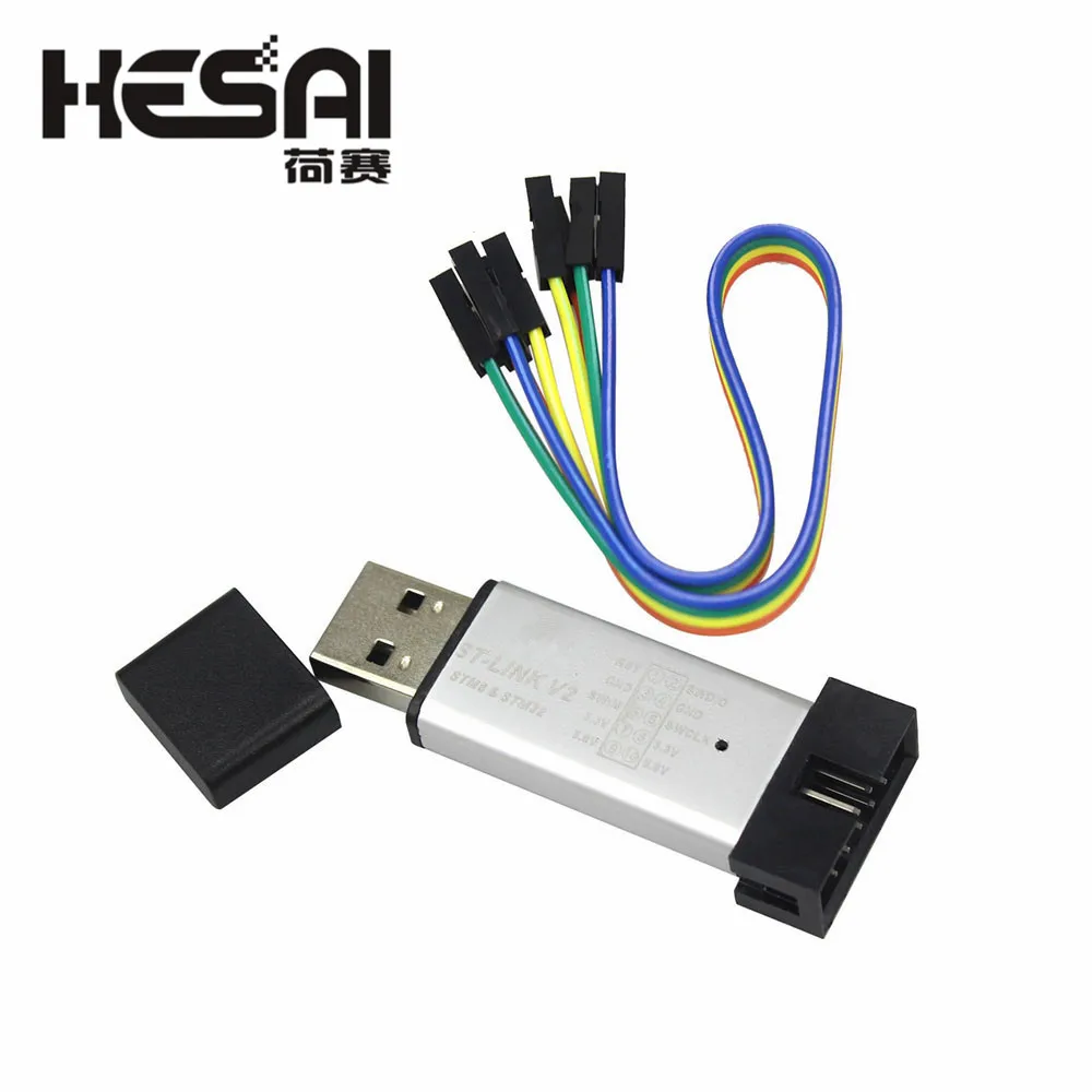 ST LINK Stlink Link V2 Mini STM8 STM32 симулятор загрузки программатор с крышкой|Интегральные