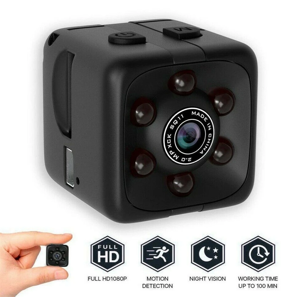 

Mini Camera Upgraded SQ11 SQ8 HD 1080P Video Recorder Night Vision Motion Detection Micro Camcorders Video Cam DVR Camera Mini