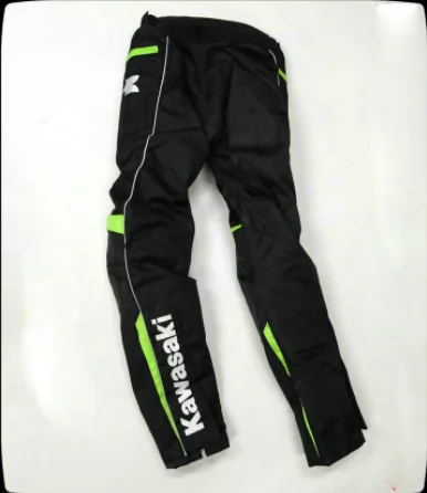 Мужские мотоциклетные штаны kawasaki, штаны гоночной команды, мотоциклетные штаны с вышивкой, символ, съемная теплая подкладка, сохраняющая тепло, четыре сезона P