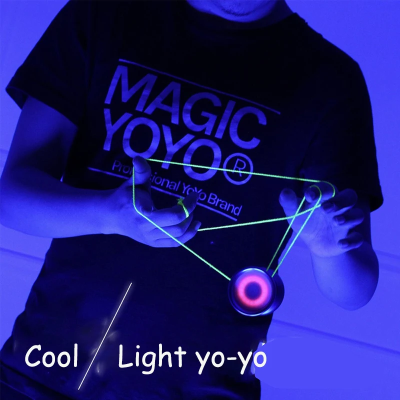 Оригинальные MAGICYOYO новые полки Y02 AURORA крутое освещение Металл Yo Aurora LED Детские