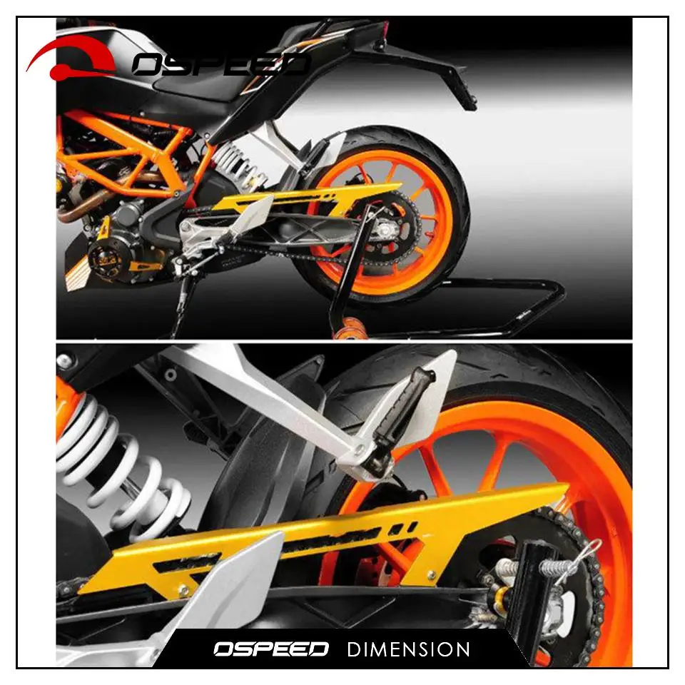 Крышка цепи из алюминиевого сплава с ЧПУ для Ktm Duke390 200 125 Duke 2017 2011 Защитная панель