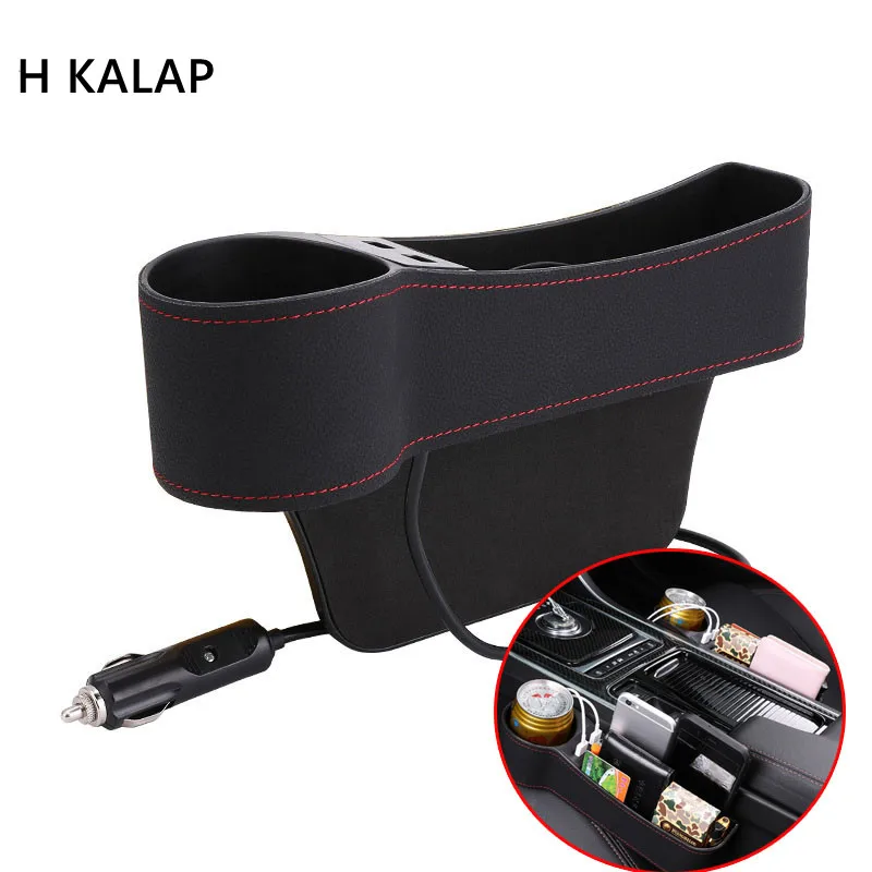 PROD 1005003065506692 Car Seat Gap Storage Box Leather Car Seat Gap
Organizer 2USB Car Storage Pocket For Auto Seat Crevice Stowing Tidying
Case
