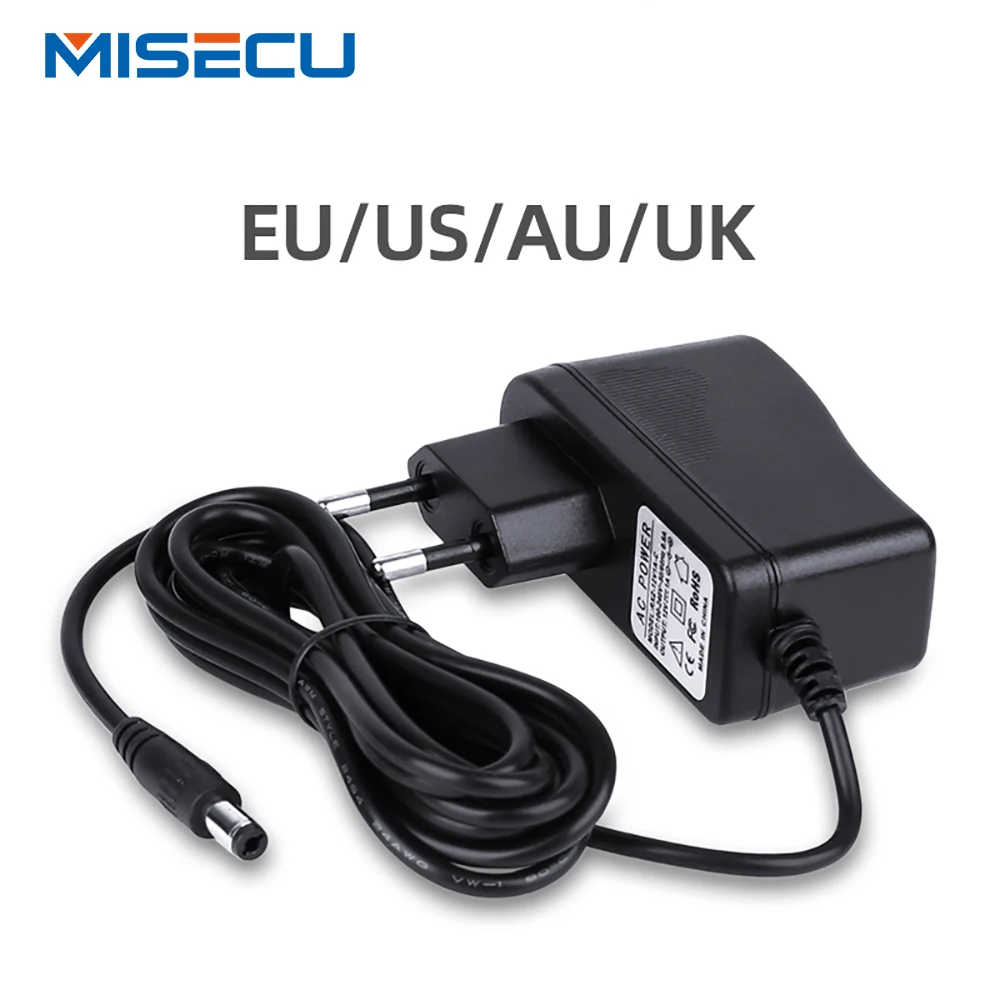 3 м Мощность адаптер AC100V 240V DC12V 1A Выход адаптера переменного тока EU/AU/UK/US вилка