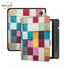 Магнитный умный чехол-подставка для электронных книг Kobo Libra H2O из искусственной кожи, чехол-подставка для kobo N873, 7 дюймов, Автоматический Режим сна/пробуждения+ стилус