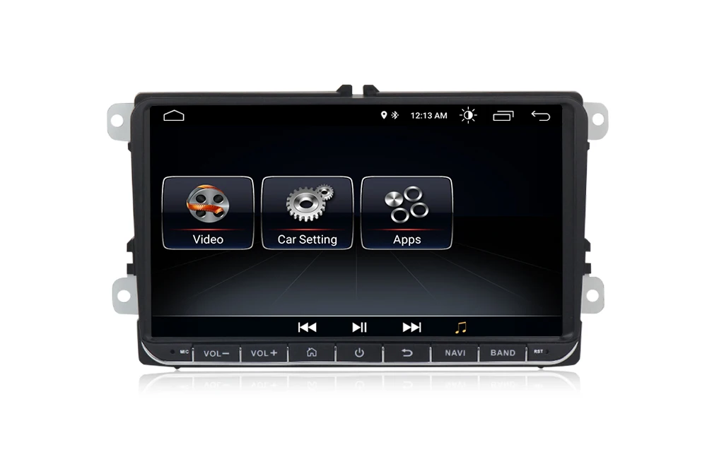 Navifly Android 8,1 2Din автомобильный Радио Стерео gps плеер для Skoda Seat Volkswagen B6 B7 Passat golf Polo Passat CC автомобильный мультимедийный