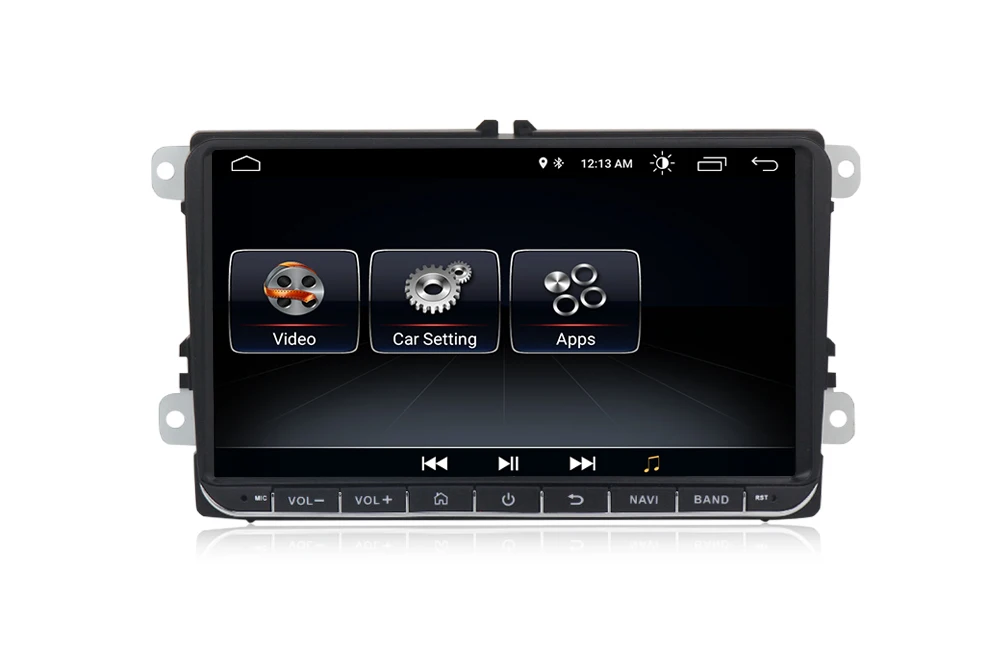 Flash Deal free shipping Android 8.1 car dvd gps navigation for skoda for volkswagen golf polo tiguan passat 2din dvd car stereo 37