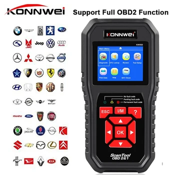 Профессиональный сканер OBD2 KW850, считыватель кодов, автомобильный диагностический сканер, инструменты, Автомобильный сканер OBD светильник п... Профессиональный сканер OBD2 KW850, считыватель кодов, автомобильный диагностический сканер, инструменты, Автомобильный сканер OBD светильник п...