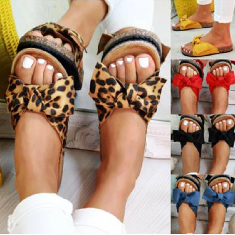 leopard bow slides