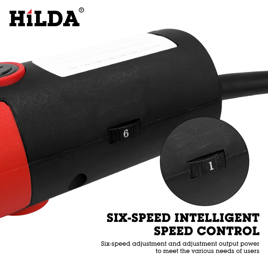  HILDA 1100W Angle Grinder Grinding machine Electric Grinding Machine Power Tool Grinding Cutting Gr