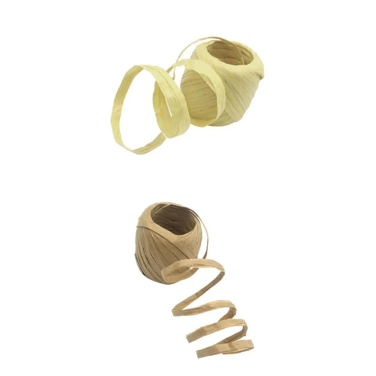 pack Of 2 Raffia Paper Ribbon Wedding Party Box Wrapping Hanging Tags Twine Paper Raffia Roll 22 Yards
