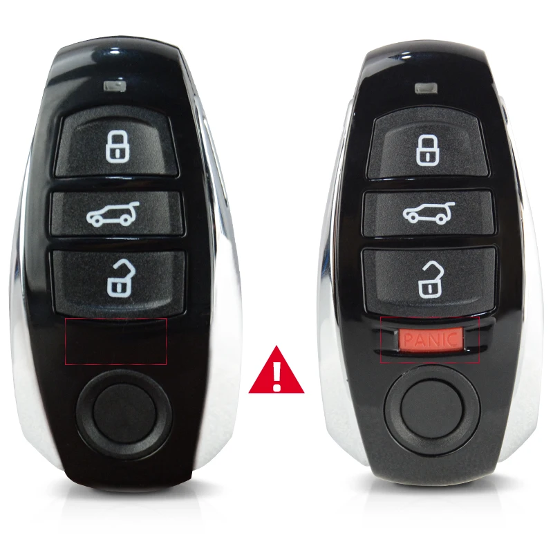 OkeyTech Remote Smart Key Card for VWw Volkswagen 2011-2014 with Emergency Key 315/433Mhz PCF7945 Chip 3/4 Button 7P6959754AL