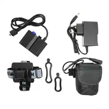 

Bicycle Headlight 2 x XM-L T6 LED Bike Front Light Safety Night Riding Cycling Flashlight + 8.4V 18650 Battery Pack + Charger