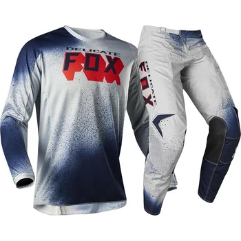 

2020 Delicate Fox Motorcycle MTB Bike Off Road Motorbike Suit Crosskleding 180 SE BNKZ Grijs Gear Set Mens Kits