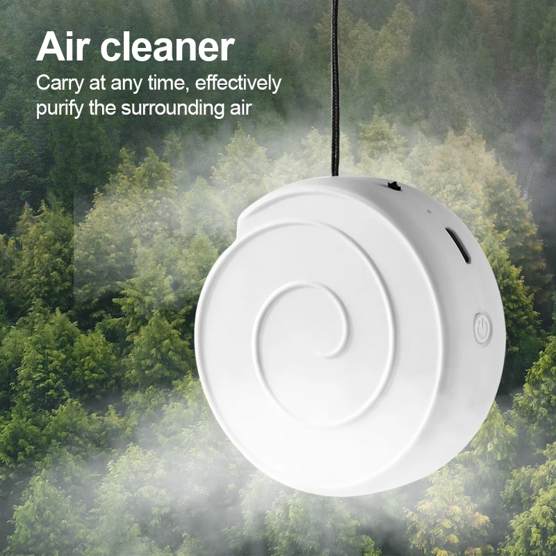 Lollipop Shape Wearable Necklace Mini Portable USB Air Cleaner Negative Lon Generator Low Noise Purifier | Автомобили и мотоциклы