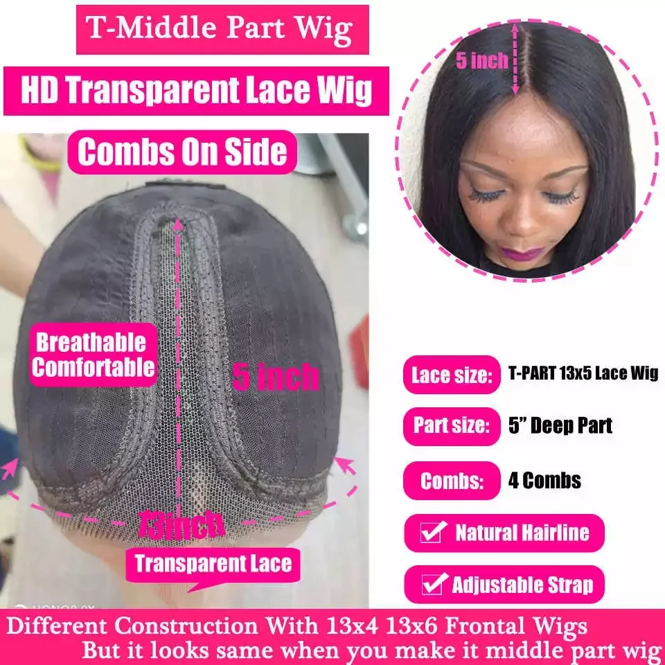 Perruques Cheveux Humains HD Glueless Wig Human Hair Ready To Wear Straight Bob Lace Front Human Hair Wig Glueless Preplucked