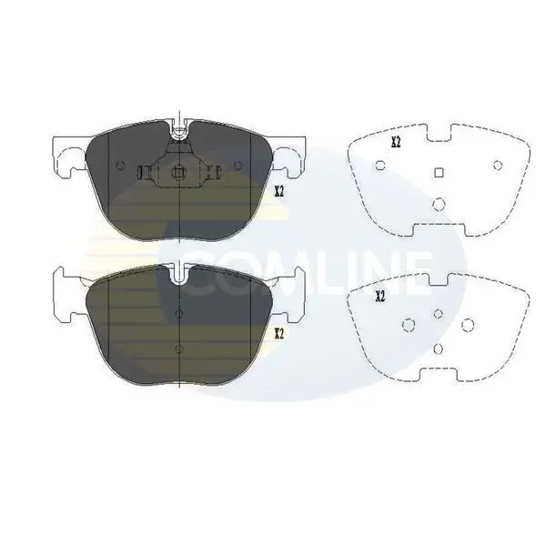 Колодки тормозные дисковые COMLINE CBP06003