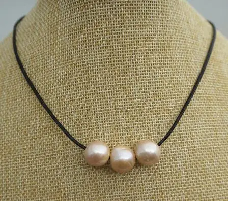 New Single Pearl Necklace,real 