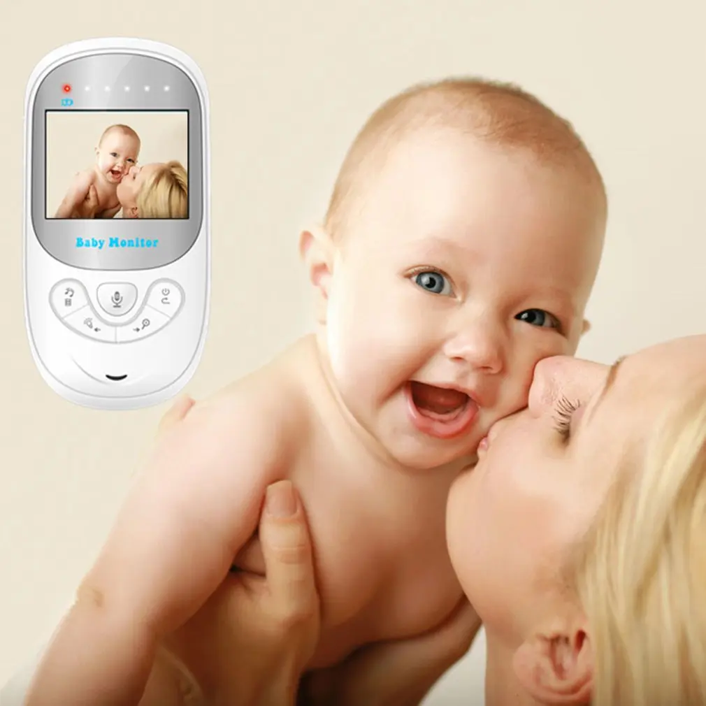 BM108 2.4 Inch Display Wireless Baby Monitor Two Way Voice Talk Night Vision Temperature Monitoring Camera For Parents