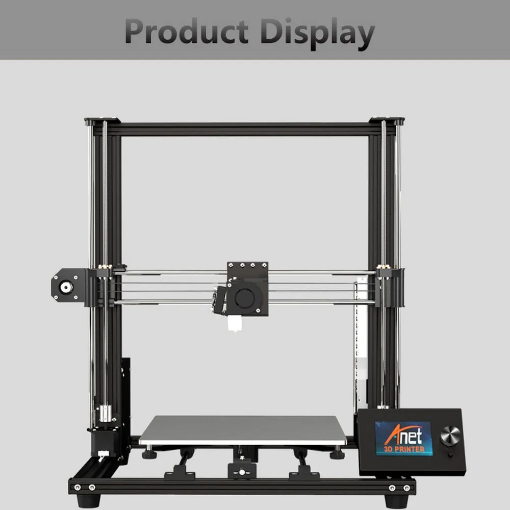 Anet A8 Plus обновленный 3d принтер размера плюс 300*300*350 мм Высокоточный металлический Настольный 3d принтер DIY Impresora 3d принтер