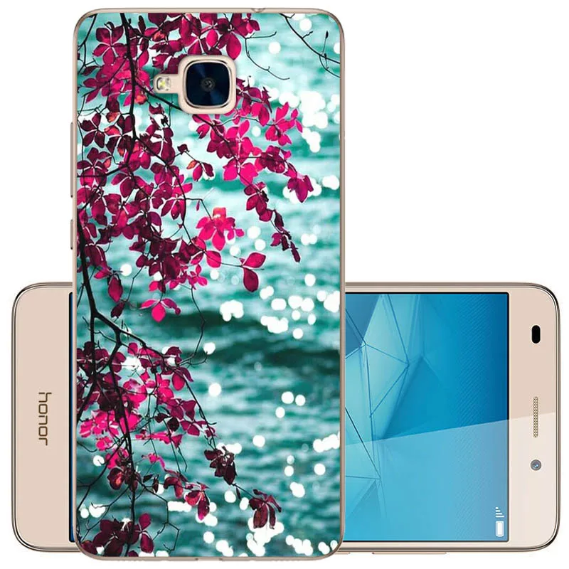 Чехол для Huawei Y6 PRO 2016 силиконовая задняя крышка 5 0 дюйма Honor 4C зеркальный защитный