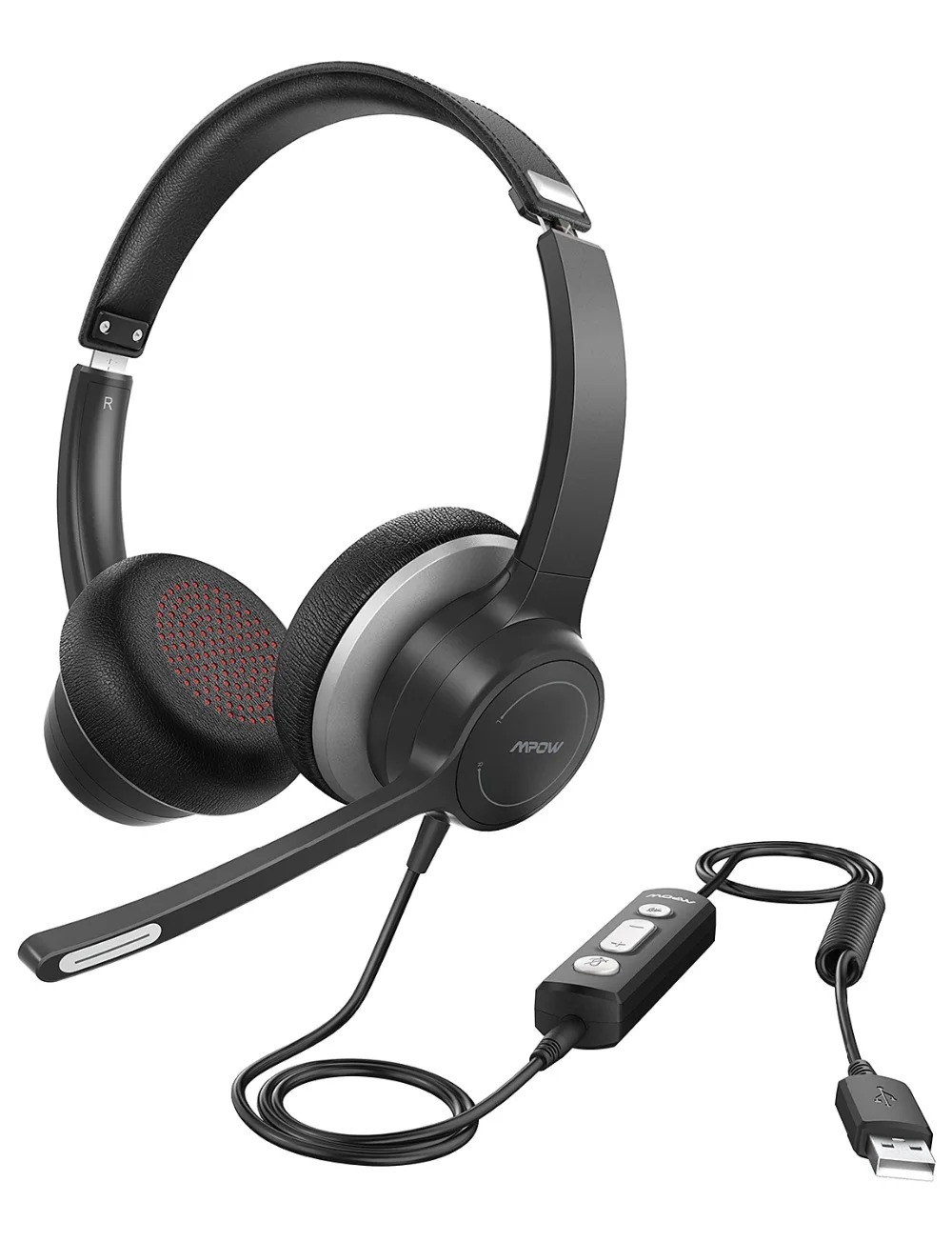 Mpow Hc6 Wired Headphones Usb 3.5mm 