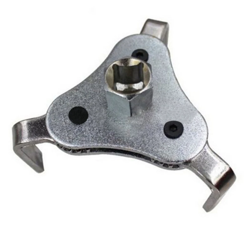 

Universal Steel Wrench 55mm to 108mm Adjustable Two Way Oil Filter Wrench Tool with 3 Jaw Remover Tool for Cars Trucks Repair