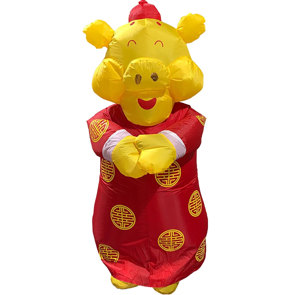 déguisement cochon gonflable