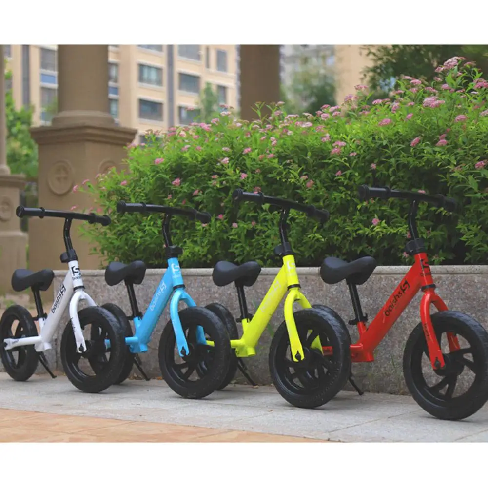 Clearance 12" Kids Activity Product Child Kid Balance Bike Scooter Baby Walker Scooter 2-3-6 Years Old Pedal-Free Kids Driving Bike Luge 3 8