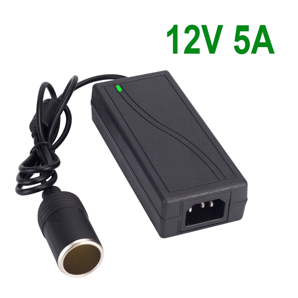 Machtig toewijzing Verlichten 12v 5a Switching Power Supply 220v Adapter Plug Cigarette Lighter 12 Volt  Universal Power Adapter Led Transformer Ac/dc Charger - Ac/dc Adapters -  AliExpress